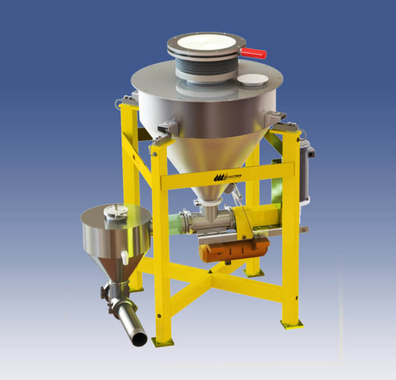 Model VMF-28 SL™ Volumetric Screw Feeder with Silo Connection