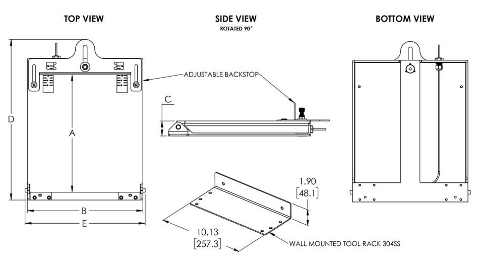 Model 2305 Dimension Drawing