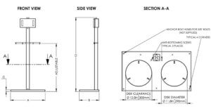 Scaletron Model 2330 Mechanical Dual Cylinder Scale Specifications