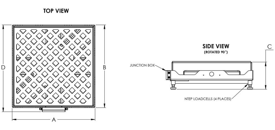 Model 4042-26 Dimension Drawing