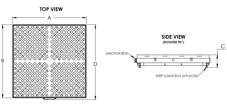 Model 4042-52 Dimension Drawing