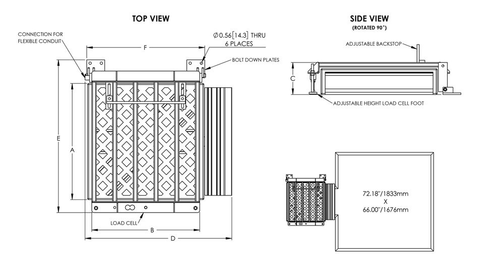 Model 4042ECO-WB-26 Dimension Drawing