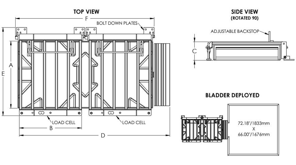 Model 4042ECO-WB-26x52 Dimension Drawing