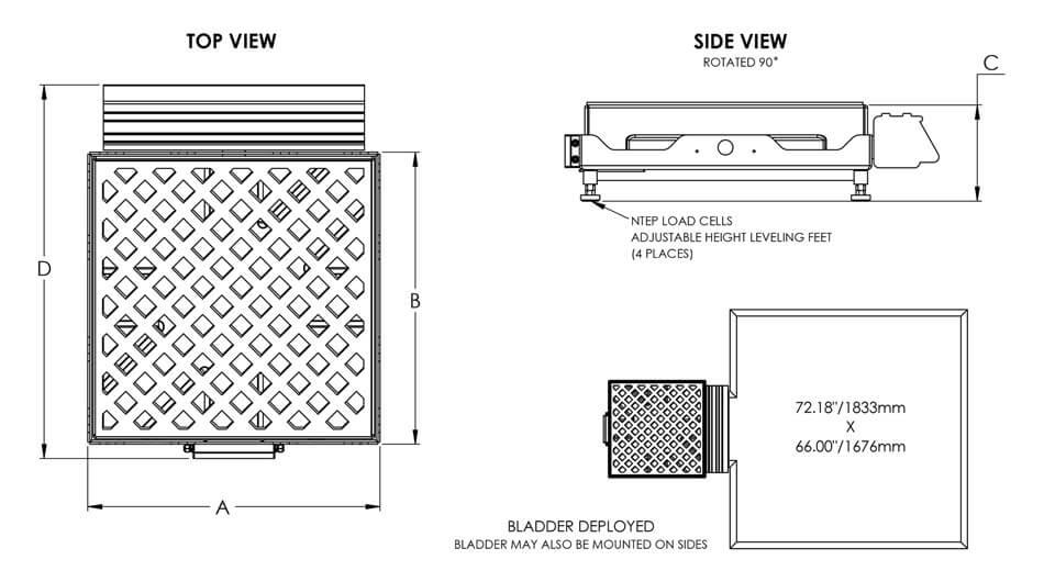 Model 4042WB-26 Dimension Drawing