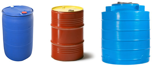 Weighs Plastic/Metal Drums and Tanks