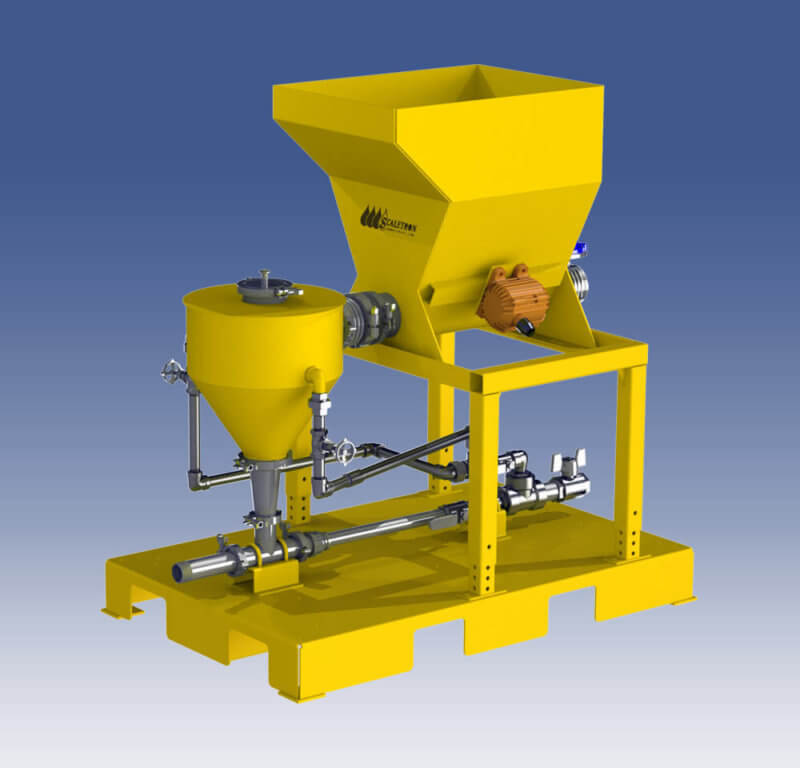 Model VMF-90F™ Volumetric Screw Feeder with Wetting Cone