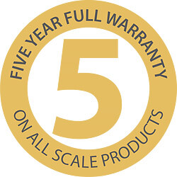 Scaletron 5 Year Warranty on All Scale Products