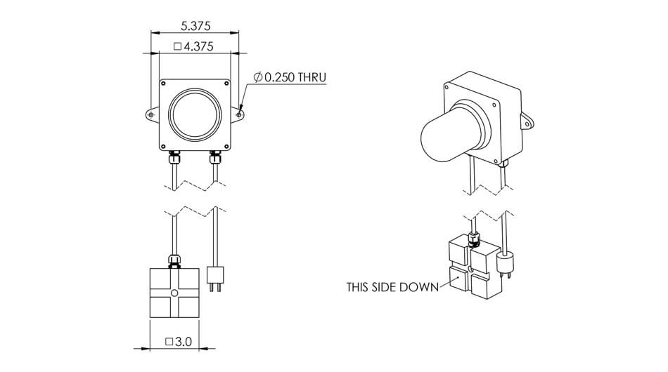 Model 4042SA Dimension Drawing
