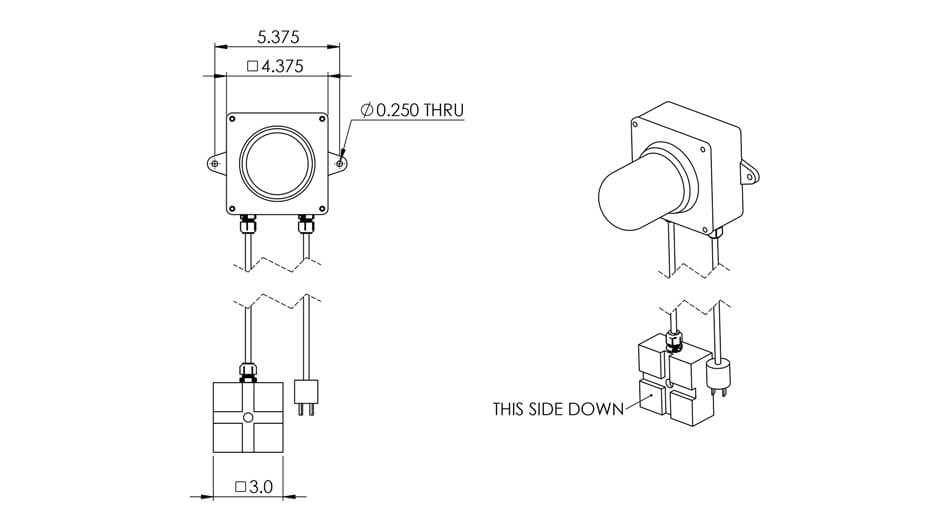 Model 4042SA Dimension Drawing