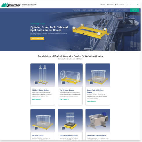 New Scaletron Website