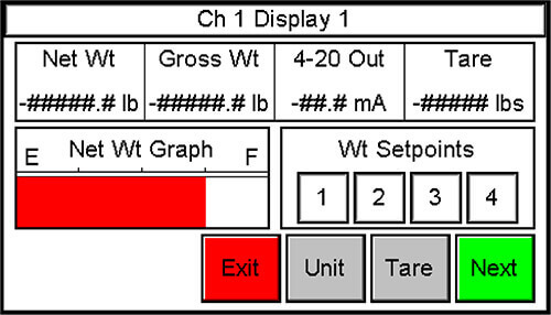 The 6000-TS Features an Easy to Read Color LCD Touch Screen Display