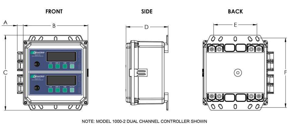 Model AccuPro 1000 Dimension Drawing