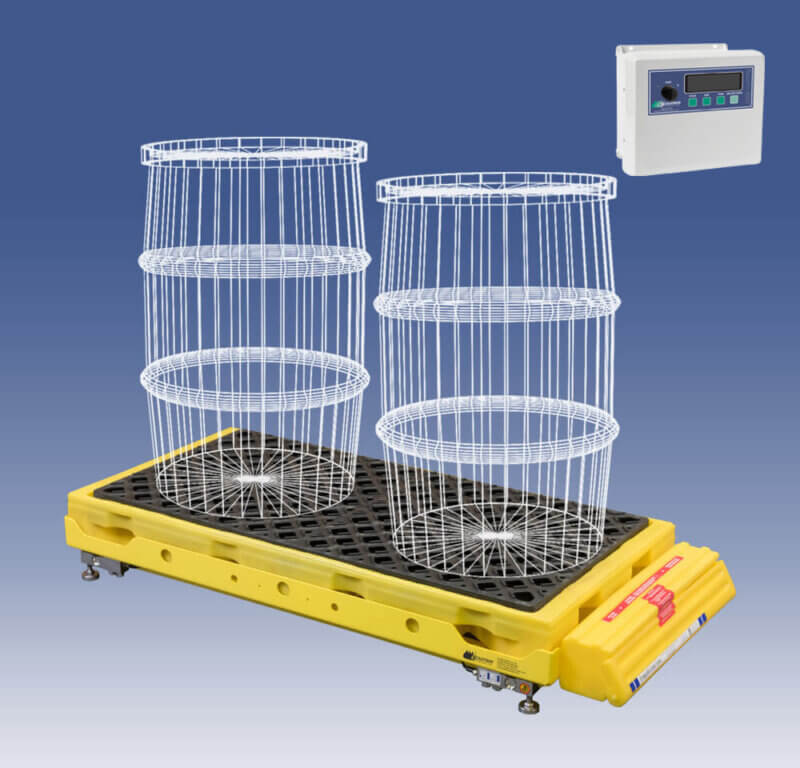 Model 4042WB-26x52™ Spill Containment Dual Drum Scale with Bladder