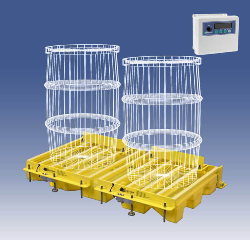Model 4042ECO-26x52™ Economical Spill Containment Dual Drum Scale