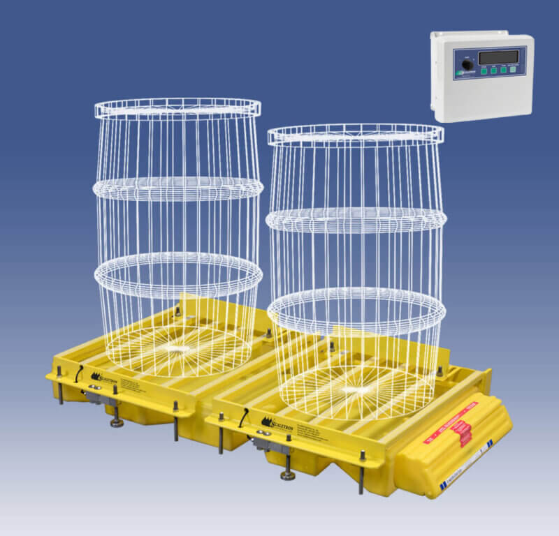 Model 4042ECO-WB-26x52™ Economical Spill Containment Dual Drum Scale with Bladder