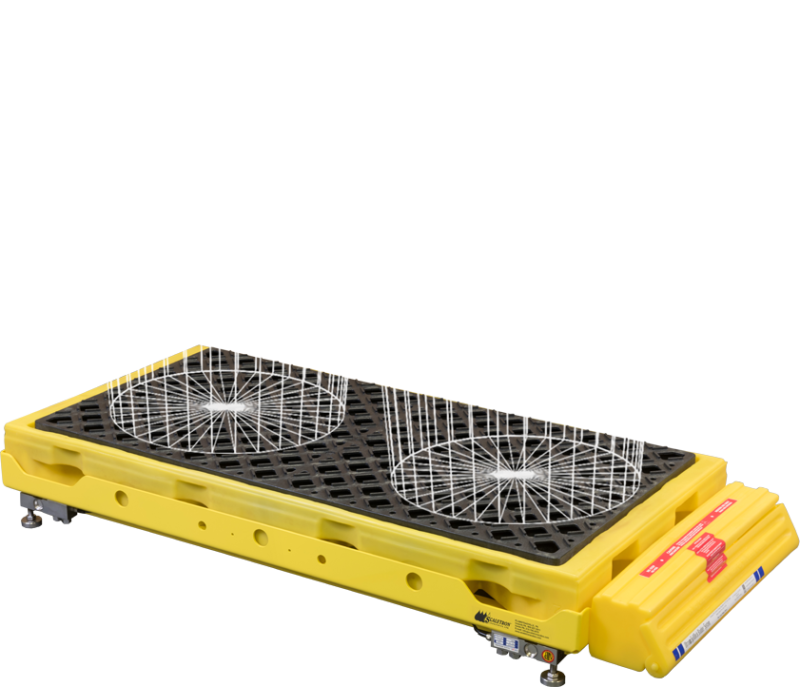 Model 4042WB-26x52™ Spill Containment Dual Drum Scale with Bladder