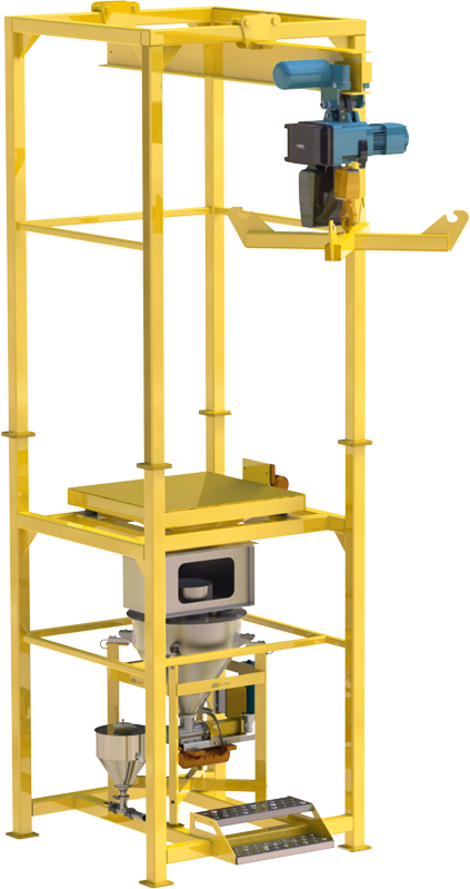 Model VMF-28 BB™ Volumetric Screw Feeder with FIBC Bulk Bag (Super Sack) Unloader