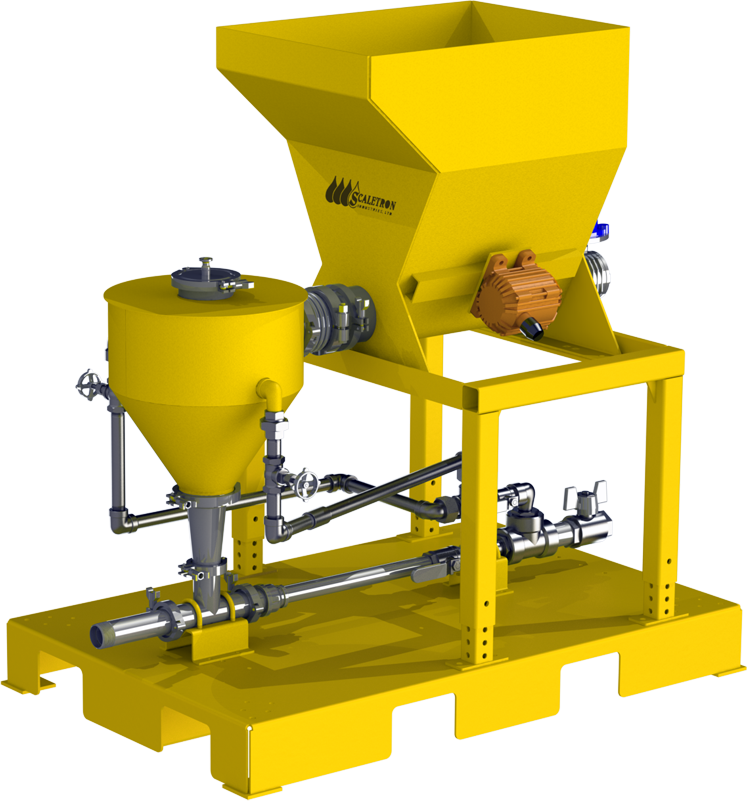 Model VMF-90F™ Volumetric Screw Feeder with Wetting Cone